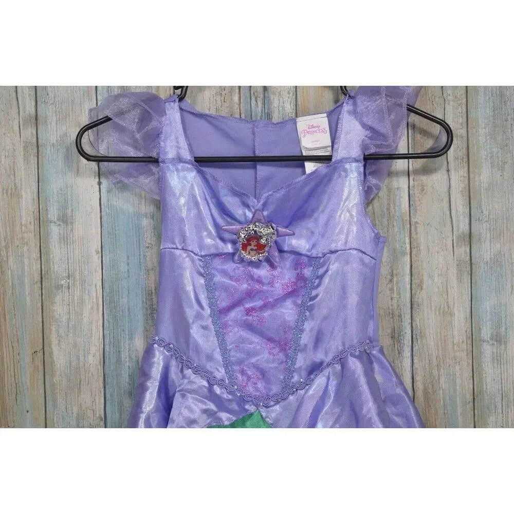 Disney Princess Ariel Halloween Costume Small (4-6) Dress Up Little Mermaid